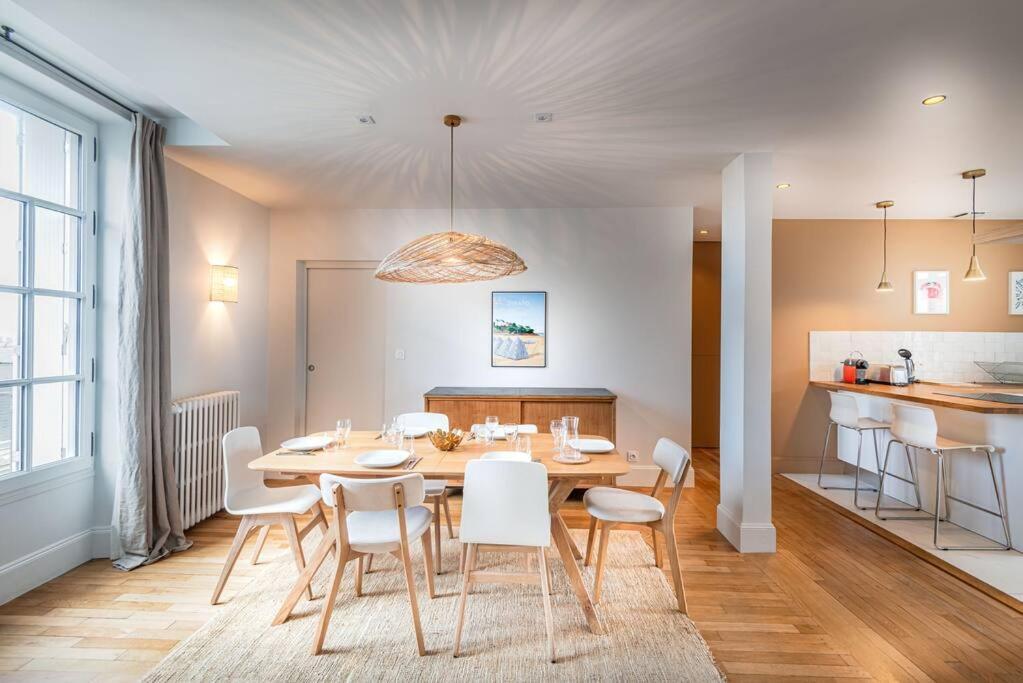 Le Jacaranda-A 2 Min De La Plage, Hyper Centre De Dinard, Vue Mer De La Fenetre Ngoại thất bức ảnh